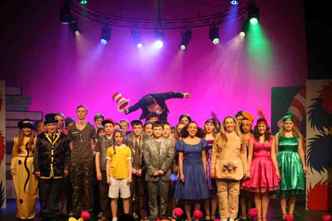 The 36 strong cast of FCT's Seussical the Musical